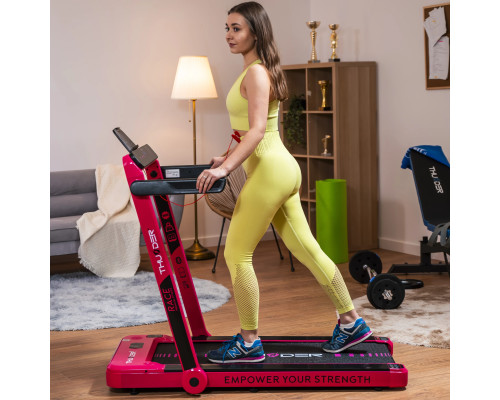 Бігова доріжка електрична THUNDER RACE-PINK