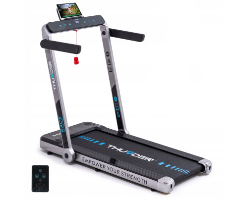 Бігова доріжка електрична THUNDER RACE-SILVER