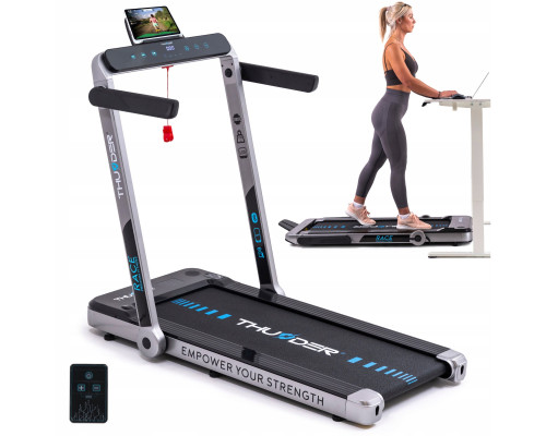 Бігова доріжка електрична THUNDER RACE-SILVER