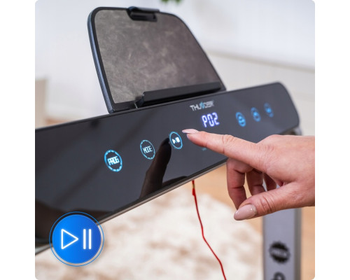 Бігова доріжка електрична THUNDER RACE-SILVER