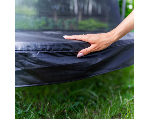 Батут THUNDER INSIDE ELITE з внутрішньою сіткою 16 футів 488 чорний