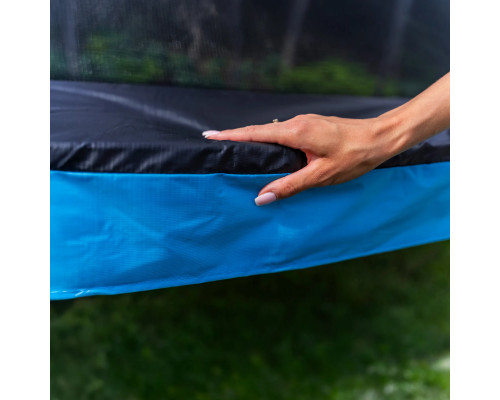 Батут THUNDER INSIDE ULTRA з внутрішньою сіткою 14 футів 427 см чорно-блакитний