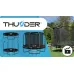 Батут THUNDER INSIDE ELITE з внутрішньою сіткою 8 футів 244 см чорний