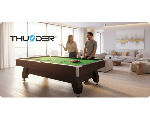 Більярдний стіл THUNDER BOLD-BROWN 9FT, 274 х 142 х 81 см