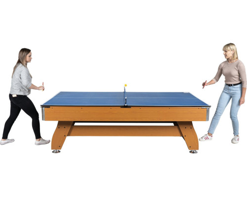 Більярдний стіл Thunder 7FT з накладкою для пінг-понгу, 226 х 127 х 80 см Більярдний стіл Thunder 7FT з накладкою для пінг-понгу, 226 х 127 х 80 см