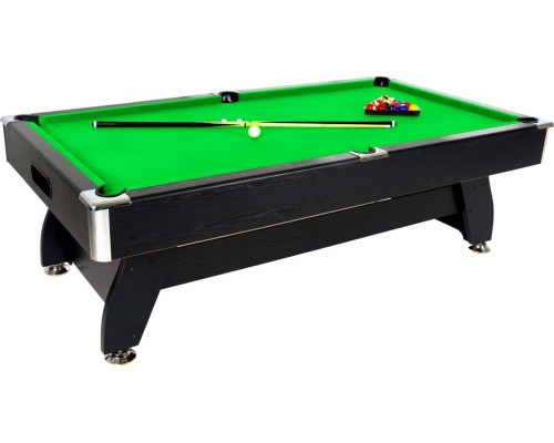 Більярдний стіл Thunder 8FT BOLD-BLACK, 252 х 140 х 80 см - зелено-чорний Більярдний стіл Thunder 8FT BOLD-BLACK, 252 х 140 х 80 см - зелено-чорний