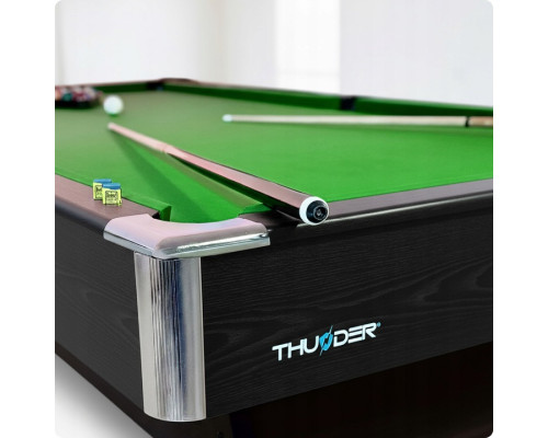 Більярдний стіл THUNDER BOLD-BLACK 8FT, 244 х 132 х 81 см