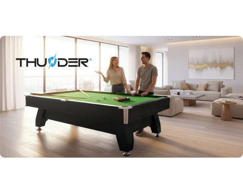 Більярдний стіл THUNDER BOLD-BLACK 7FT, 214 х 122 х 81 см