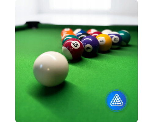 Більярдний стіл THUNDER BOLD-BLACK 9FT, 214 х 122 х 81 см