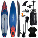 Надувна SUP дошка (Сапборд) THUNDER STEEL RED 365