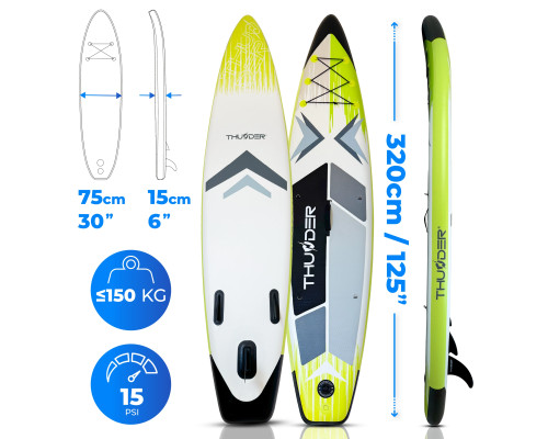 Надувна SUP дошка (Сапборд) THUNDER VELA 320 Надувна SUP дошка (Сапборд) THUNDER VELA 320