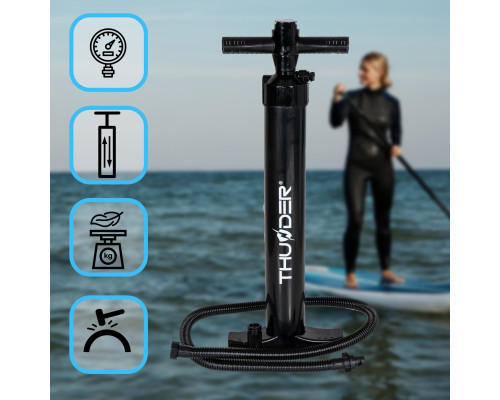 Насос двоходовий для SUP дошки (Сапборду) THUNDER Насос двоходовий для SUP дошки (Сапборду) THUNDER