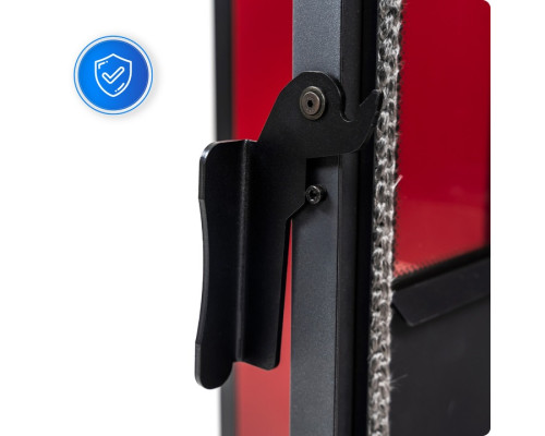 Пелетна піч-камін THUNDER ARIA RED 12 кВт