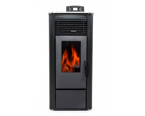 Пелетна піч-камін THUNDER KARMEN BLACK 10 кВт