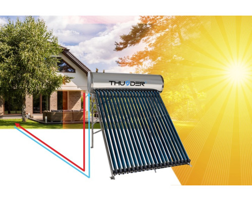 Напірний колектор з баком–200л–THUNDER