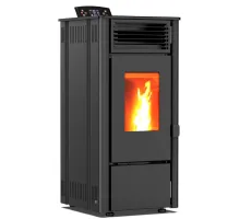 Пелетна піч-камін Thunder Sophia Black 8,1 кВт