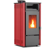 Пелетна піч-камін Thunder Sophia Red 8,1кВт