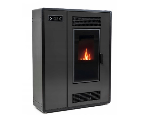 Пелетна піч-камін ARIA BLACK 12 кВт