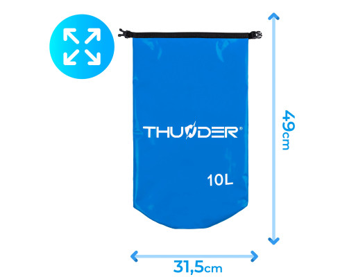 Гермомішок THUNDER 10 л синій Гермомішок THUNDER 10 л синій