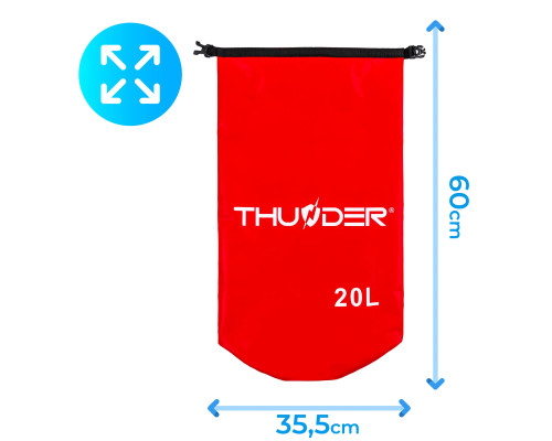 Гермомішок THUNDER 20 л червоний Гермомішок THUNDER 20 л червоний