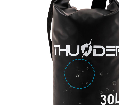 Гермомішок THUNDER 30 л чорний Гермомішок THUNDER 30 л чорний