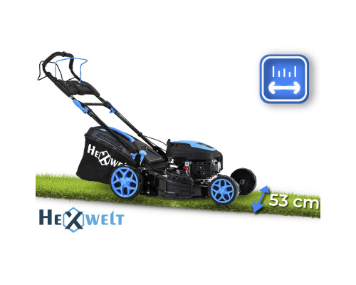 Газонокосарка бензинова Hexwelt 56 см 4,4 кВт з приводом Газонокосарка бензинова Hexwelt 56 см 4,4 кВт з приводом