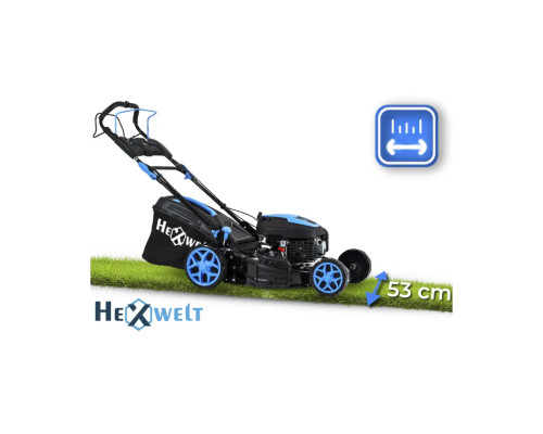 Газонокосарка бензинова Hexwelt 56 см 4,4 кВт з приводом
