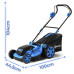 Газонокосарка акумуляторна Hexwelt 40 см 40V 8Ah