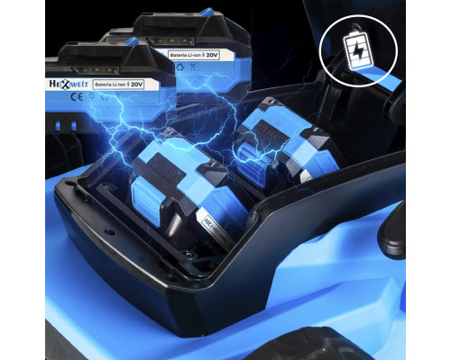 Газонокосарка акумуляторна Hexwelt 40 см 40V 8Ah Газонокосарка акумуляторна Hexwelt 40 см 40V 8Ah