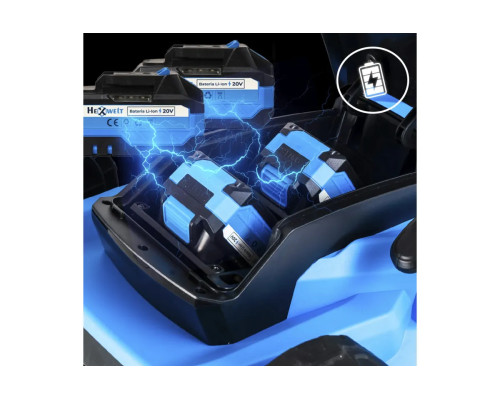 Газонокосарка акумуляторна Hexwelt 40 см 40V 8Ah