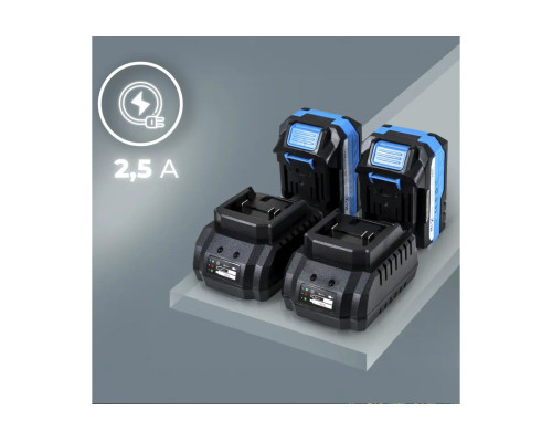 Газонокосарка акумуляторна Hexwelt 40 см 40V 8Ah